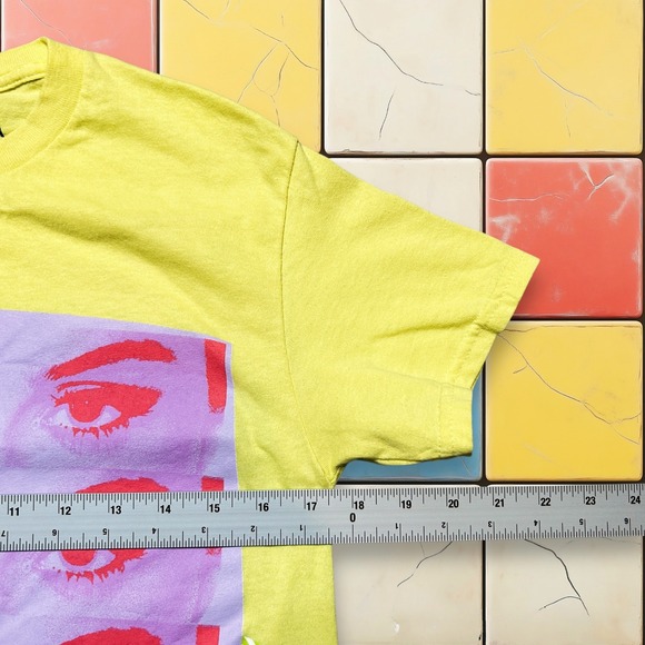 Selena Gomez Concert Band Tee Y2K Women S Yellow Album Look At Her Now Shirt Pop - Picture 3 of 12